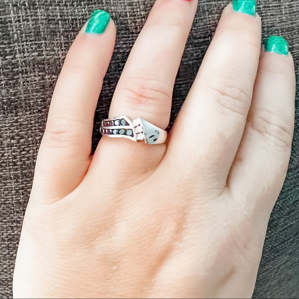 Black & White Diamond Ring